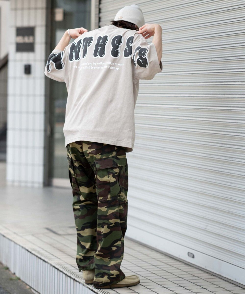 WEGO 【ユニセックス着用ITEM】アクセ付きストレートロゴT（SS） 