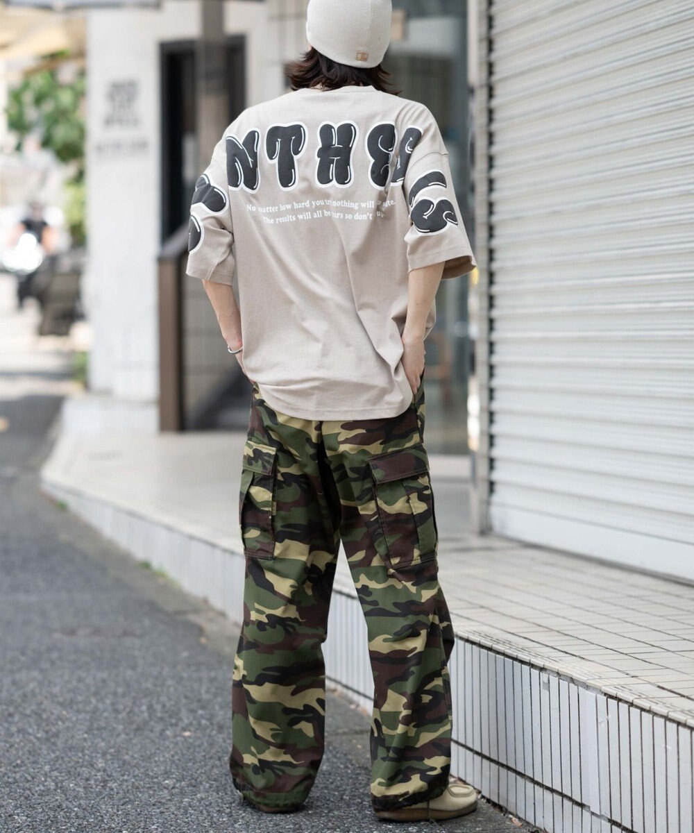 WEGO 【ユニセックス着用ITEM】アクセ付きストレートロゴT（SS） 