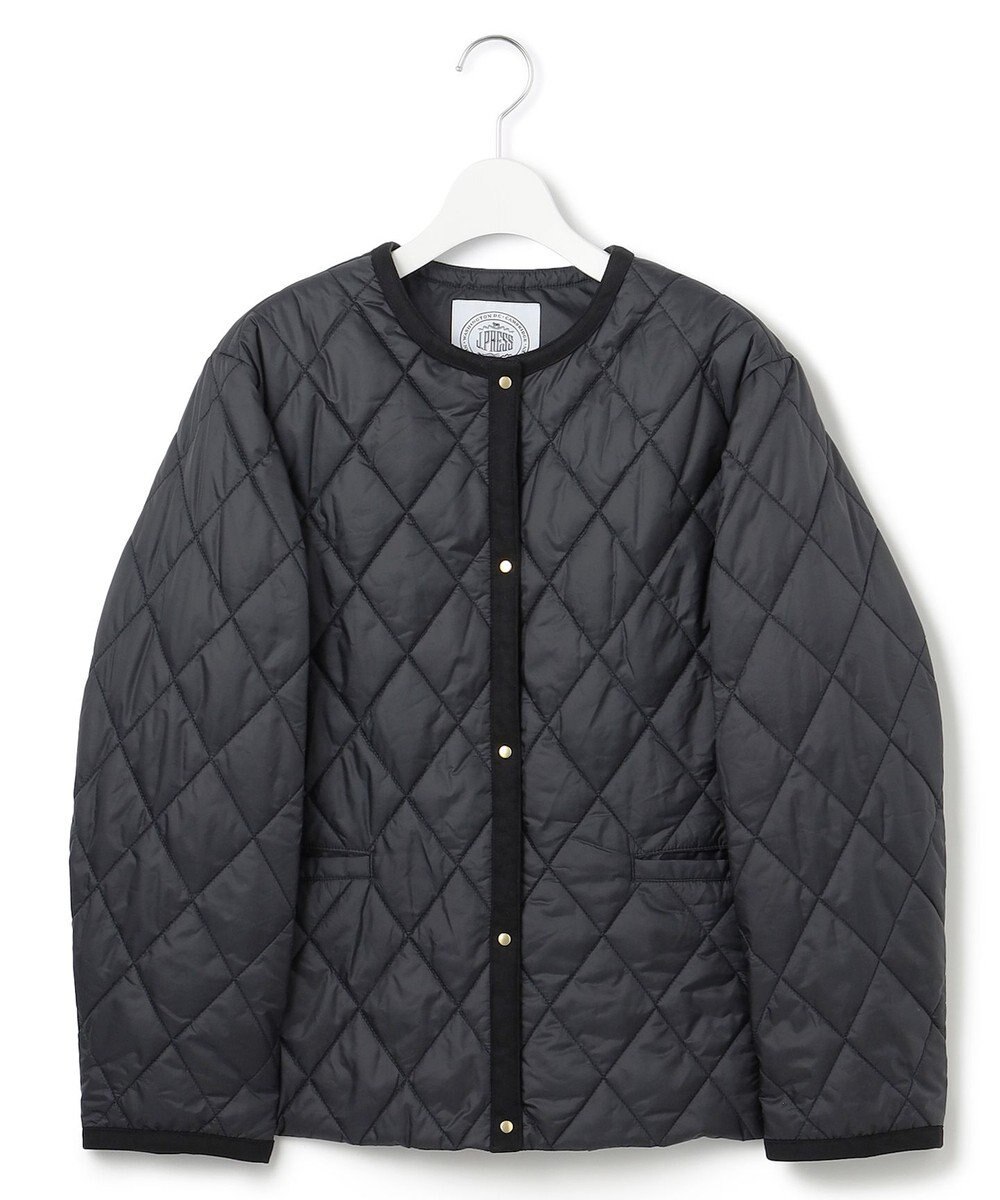 J.PRESS LADIES 【WEB限定カラーあり・洗える】コンパクトタフタキルティング ブルゾン 