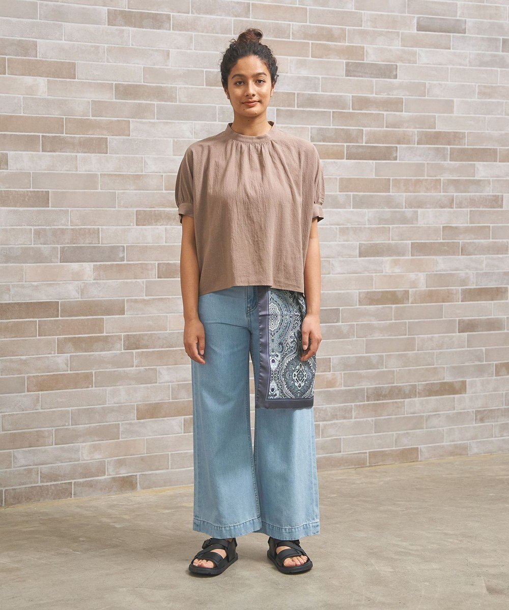 J.PRESS YORK STREET 【WOMEN】ソフトワイドデニム 