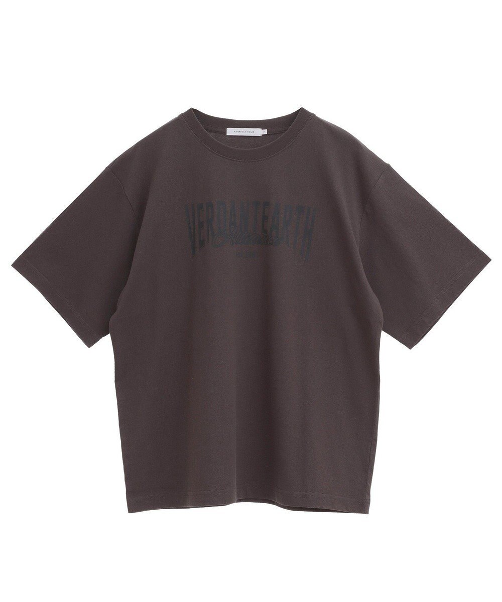 AMERICAN HOLIC バイオウォッシュ加工ロゴＴシャツ 