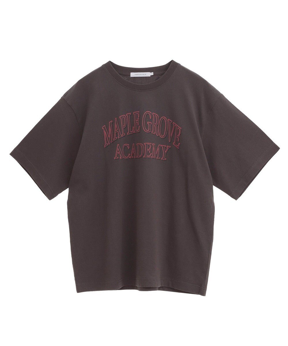 AMERICAN HOLIC バイオウォッシュ加工ロゴＴシャツ 