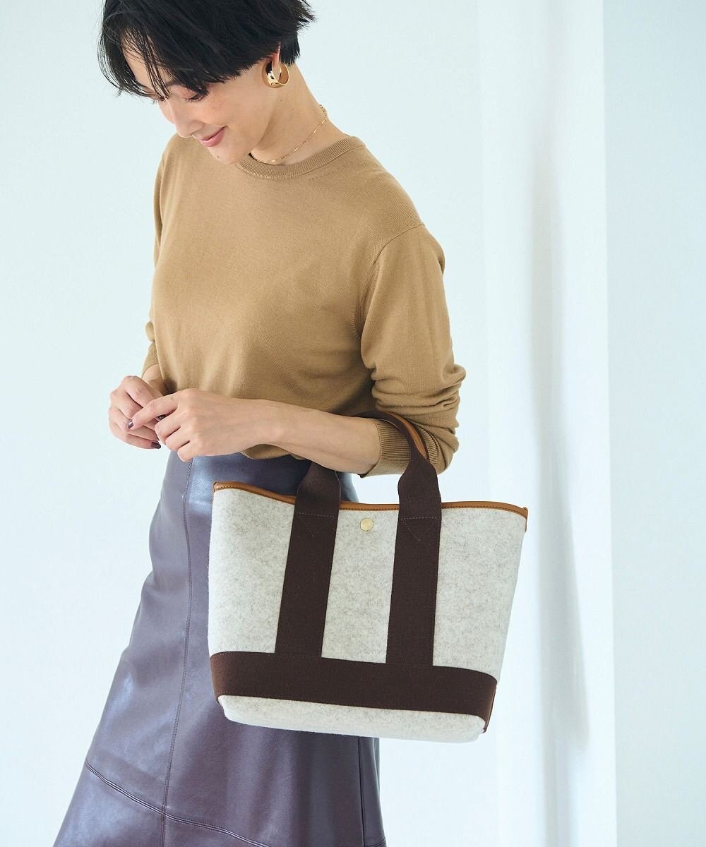 TOPKAPI 【Breath TOPKAPI】イタリアンフェルト ショルダー付 B5 トートバッグ M 