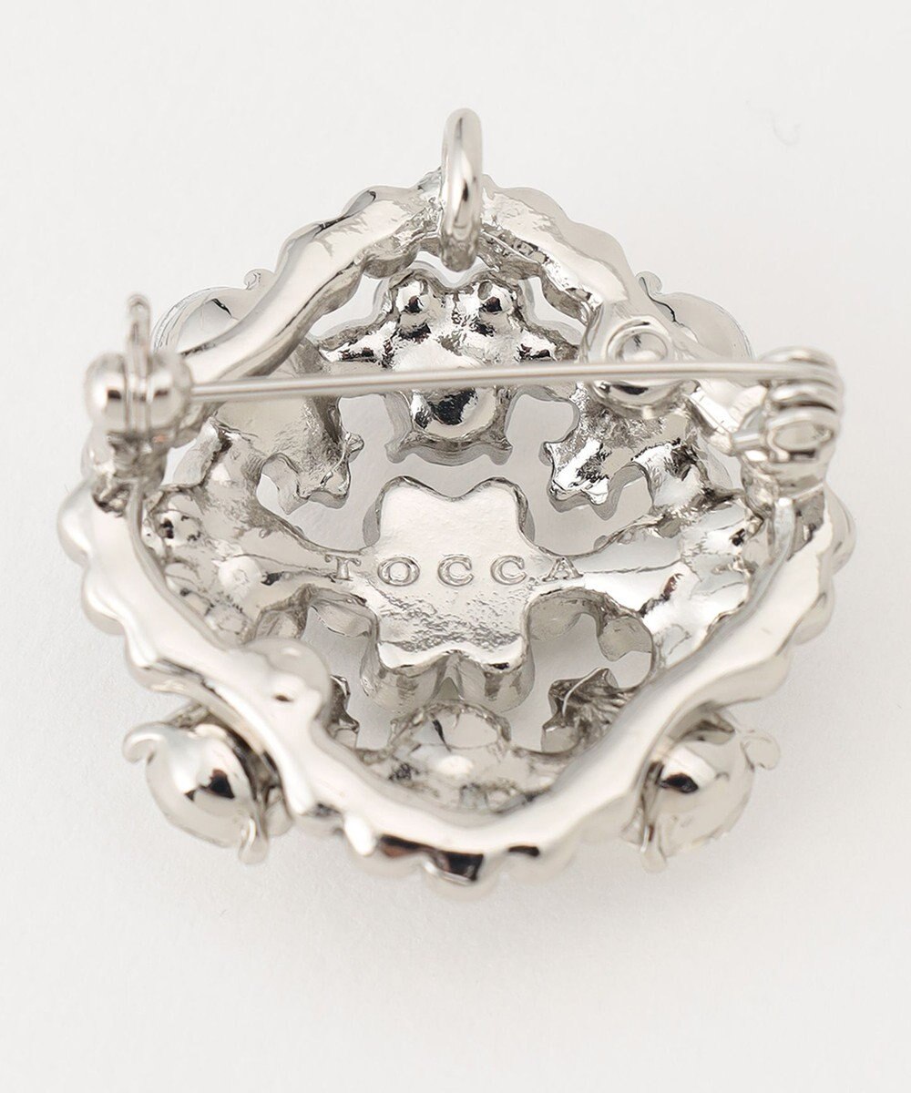 TOCCA CLOVER BIJOUX BROOCH NECKLACE 2WAY ブローチネックレス 