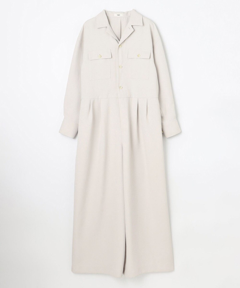 NAVE 【ReNAVE・洗える/UVカット】スパンポリエステル ジャンプスーツ 