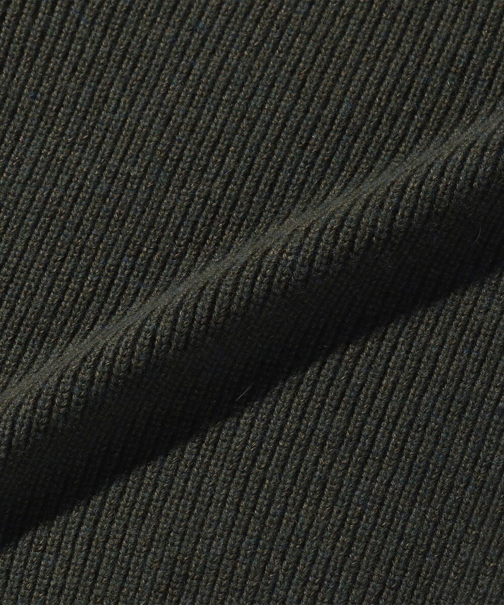 WHITE MAILS 【UNISEX】WASHI&COOMA LAMBS RIB KNIT MOCKNECK SWEATER ニットセーター 