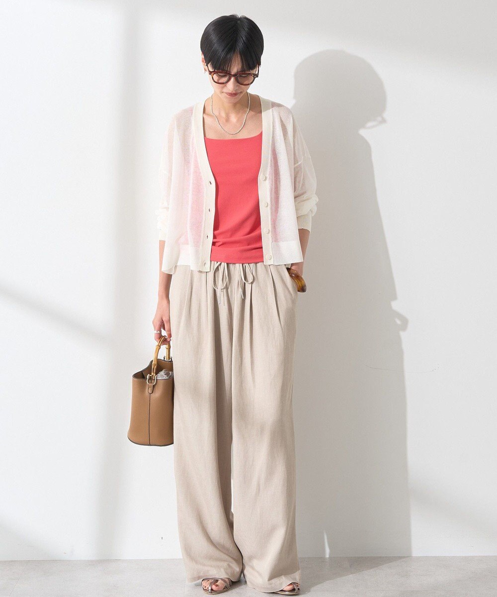 AMERICAN HOLIC 【カップ付き】細リブキャミソール 