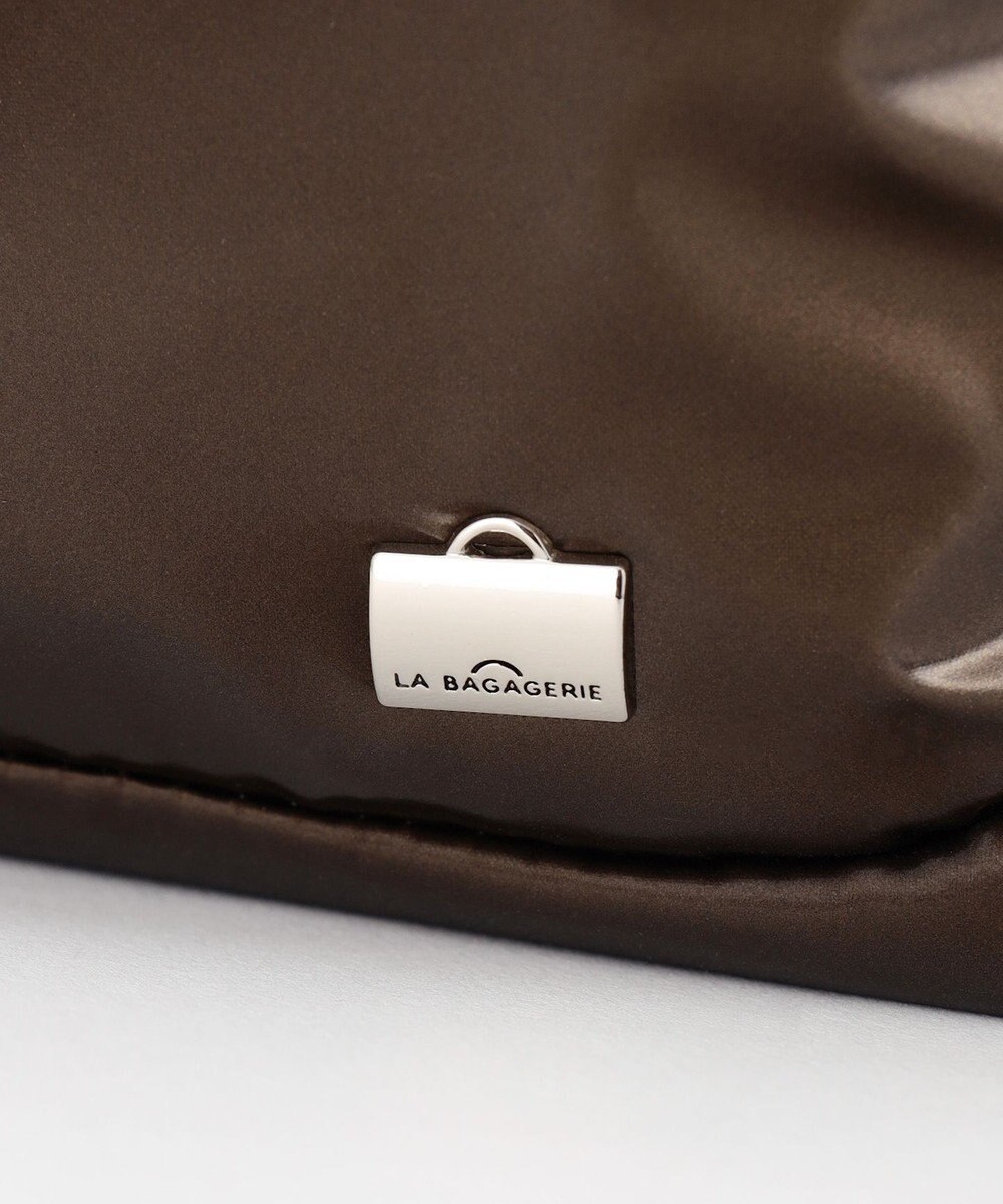LA BAGAGERIE メタリックドロストポケット　ミニショルダーバッグ 