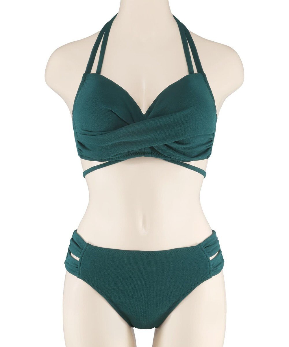 San-ai Resort（三愛水着楽園） 【San-ai Resort×PEACH　JOHNコラボ】【ナイスバディ水着】カシュクールワイヤービキニ　9M・11L　【San-ai Resort（サンアイリゾート）】 