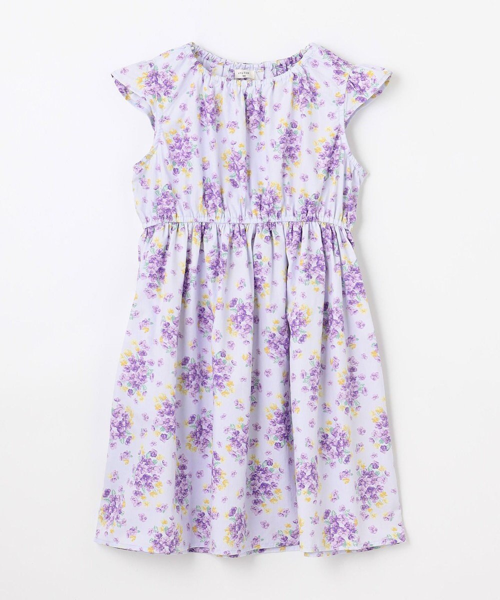 ANY KIDS 総柄 サマーワンピース 