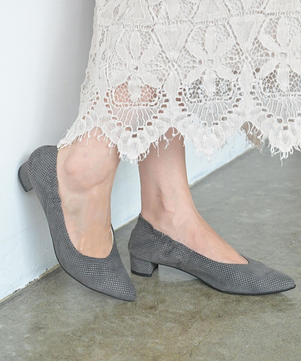 nouvelleRobe Oū 新色追加【本革・高反発】Heel Pointed-plain ポインテッドトゥ ヒールパンプス 