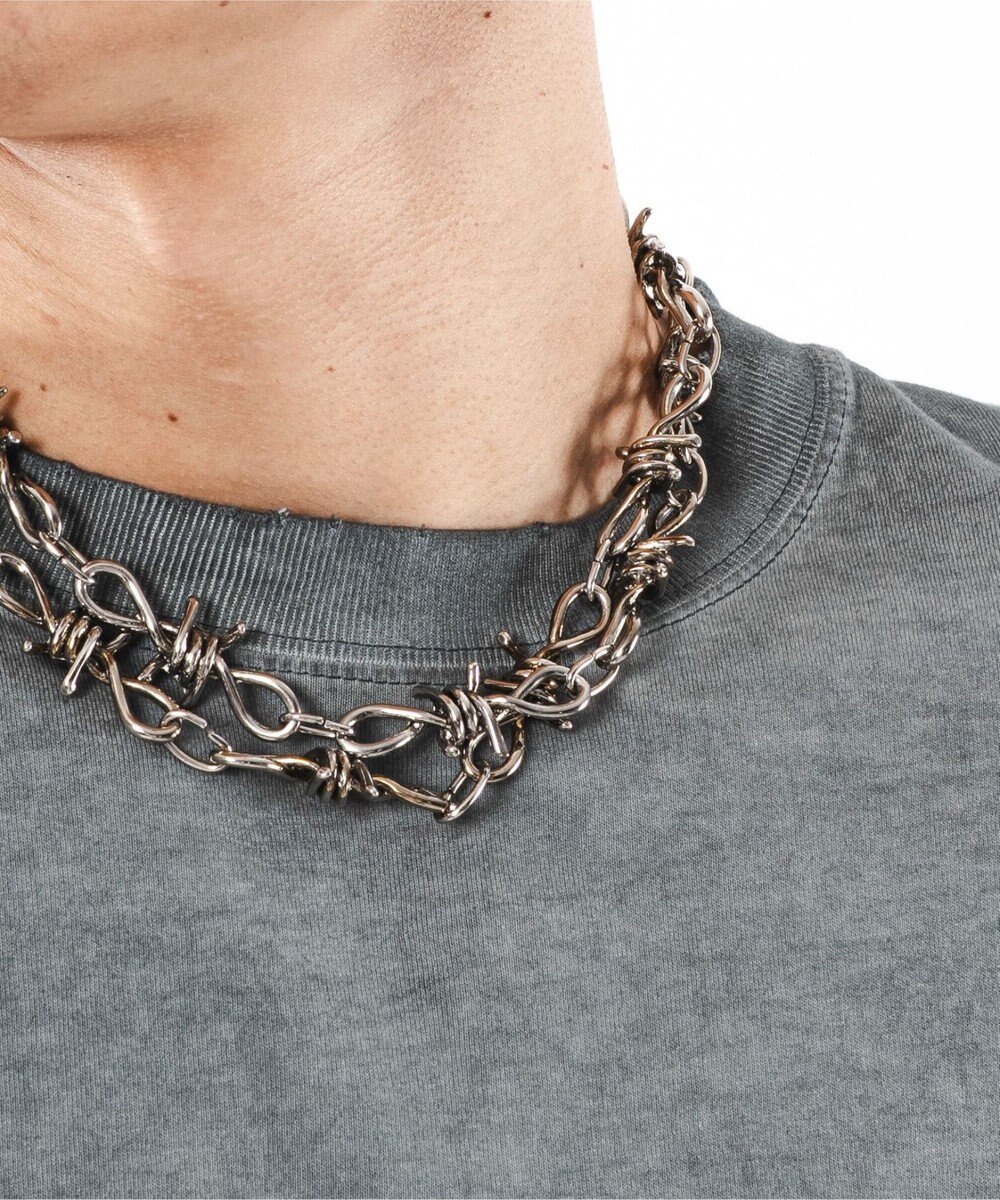 WEGO 【ユニセックス着用ITEM/MLサイズ展開】コールドダイダメージアップリケT（LS） 