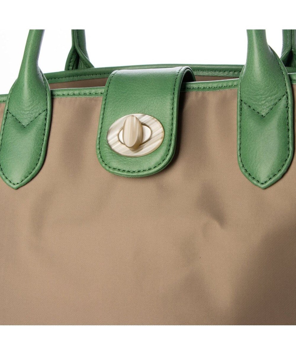 UNBILLION ペルケ perche / ナイロン×牛革付属ユーティリティ2wayトート 