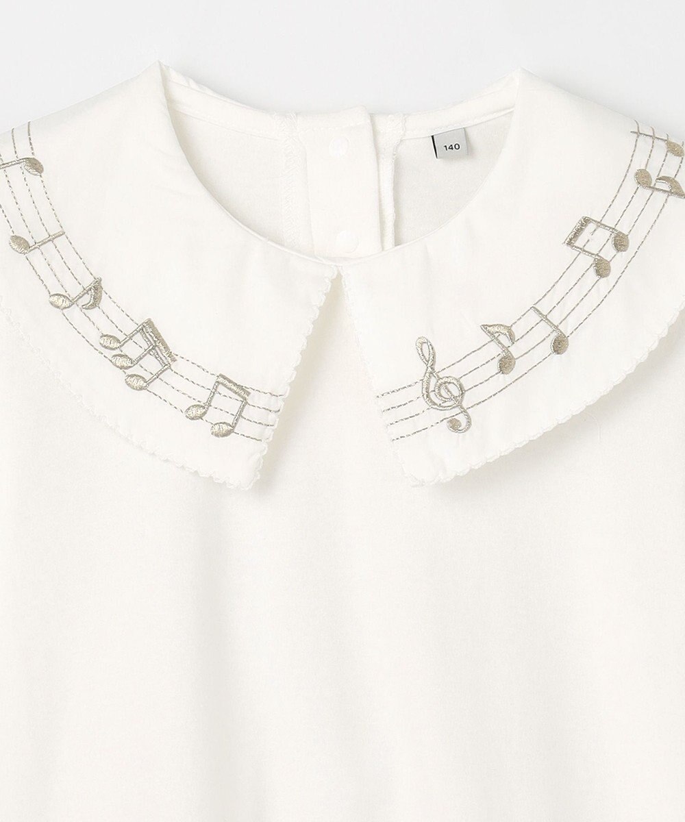 ANY KIDS 音符＆鍵盤デザインブラウス 