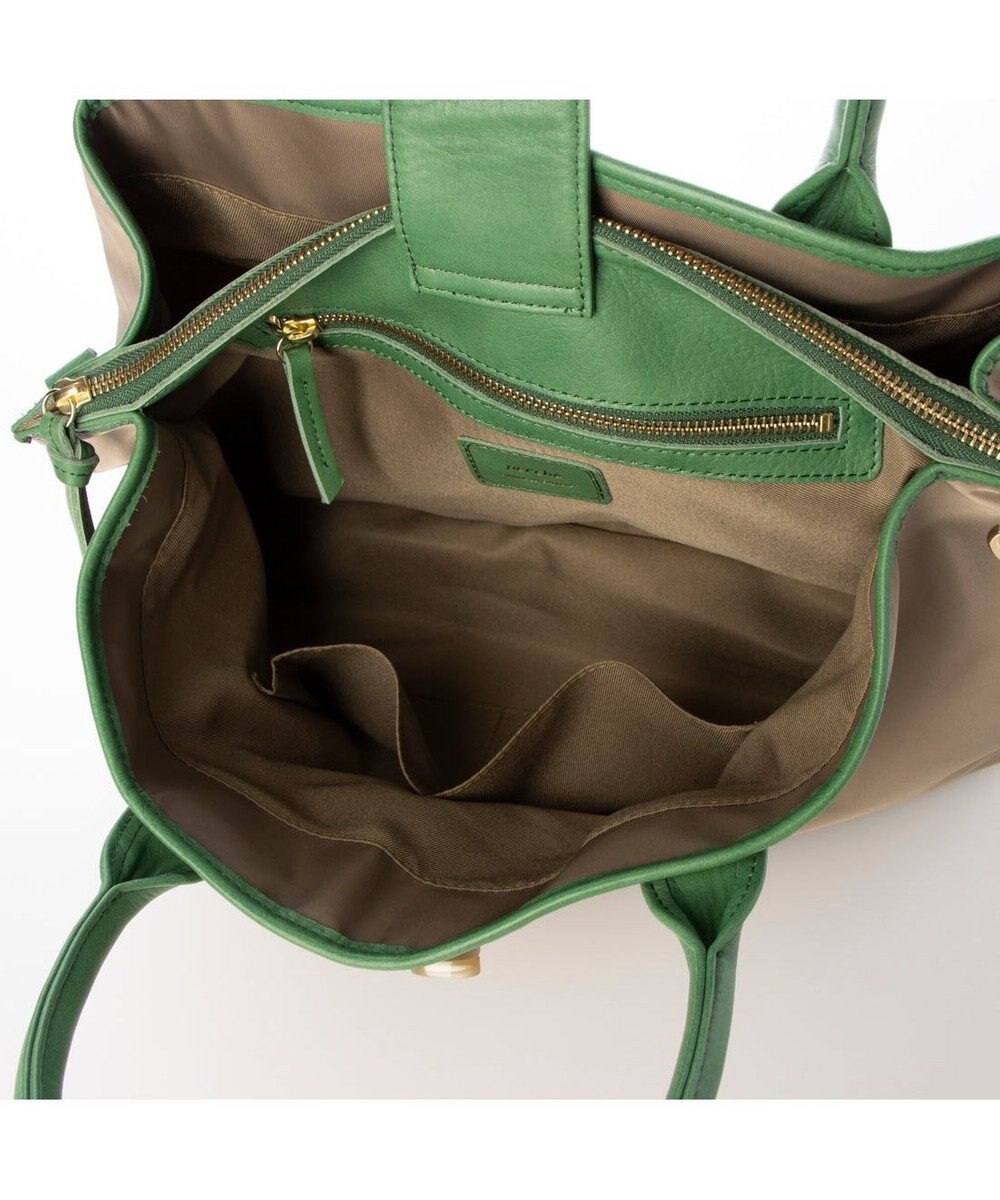 UNBILLION ペルケ perche / ナイロン×牛革付属ユーティリティ2wayトート 