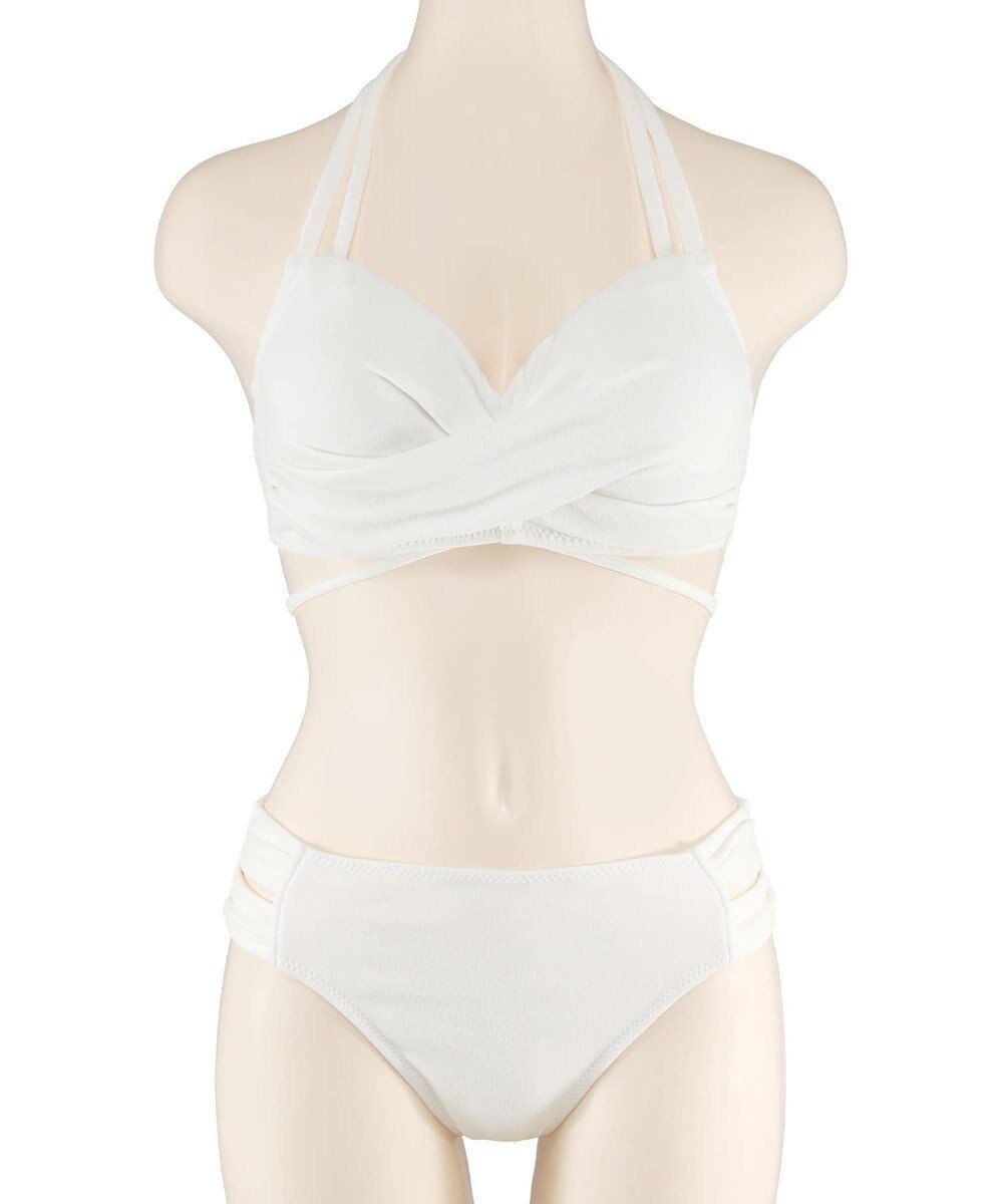 San-ai Resort（三愛水着楽園） 【San-ai Resort×PEACH　JOHNコラボ】【ナイスバディ水着】カシュクールワイヤービキニ　9M・11L　【San-ai Resort（サンアイリゾート）】 