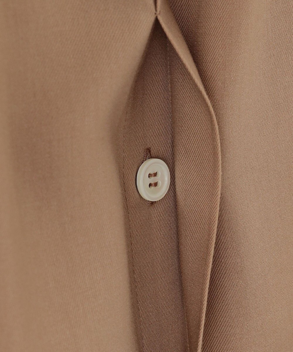 23区 【洗える】キュアセルツイル ウエストタック ブラウス 