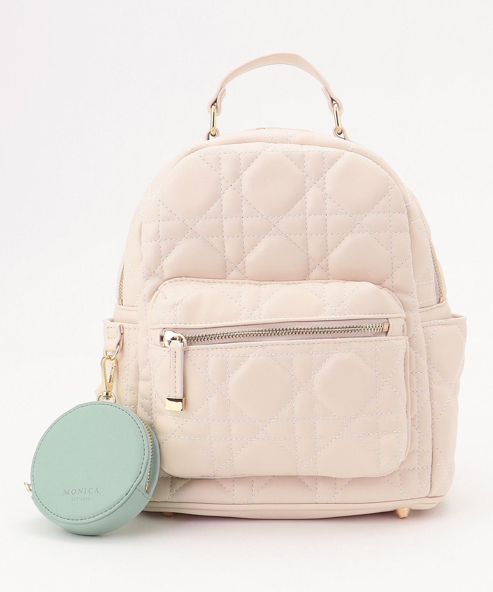 LA BAGAGERIE 【MONICA】ポーチ付きキルティングリュック 