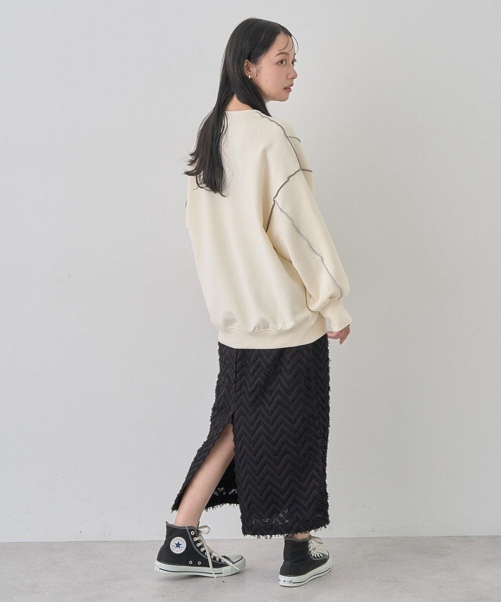 earth music&ecology 配色ルーズチュニック 