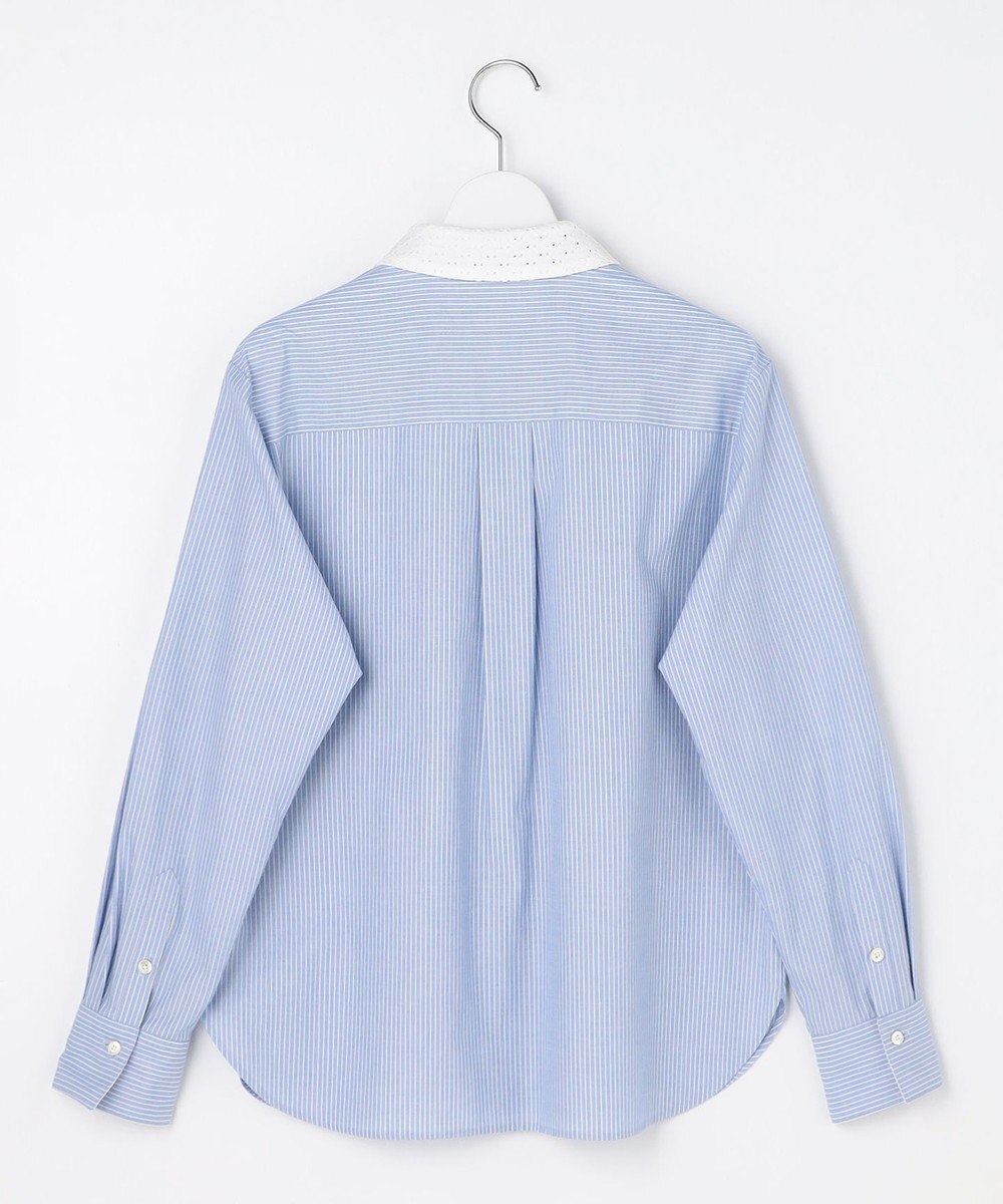 J.PRESS LADIES 【WEB限定カラーあり・2way】エステネージュ TYPEWRITER STRIPE シャツ 