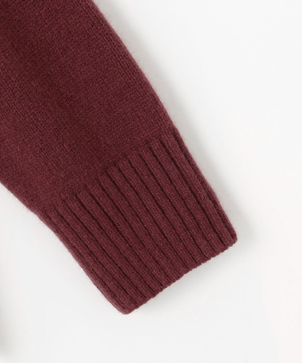 自由区 【カトリエムブーケ】Check frange フリンジプルオーバーニット 