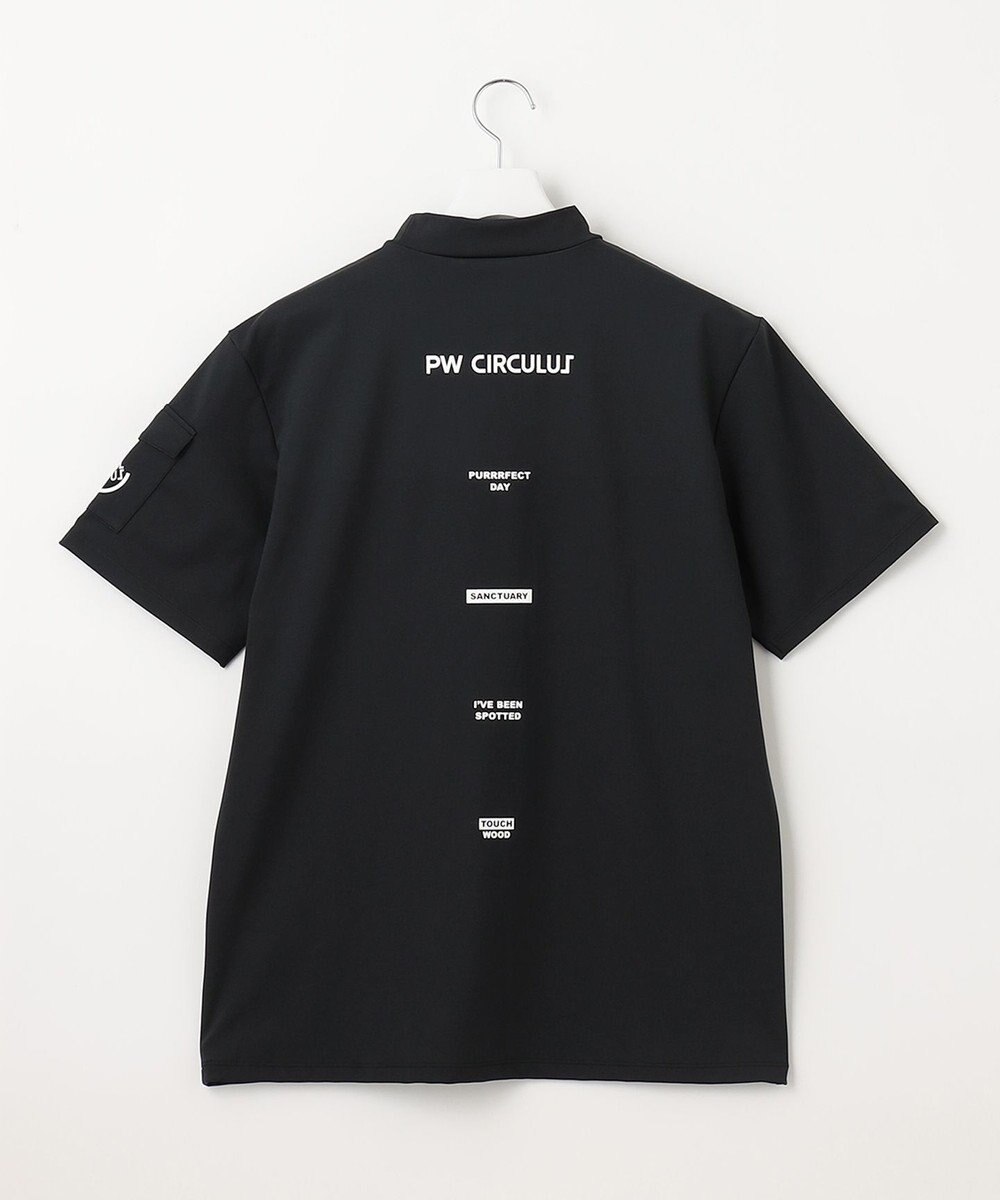 PW CIRCULUS 【MEN】【ストレッチ】ポケット モックネック シャツ 