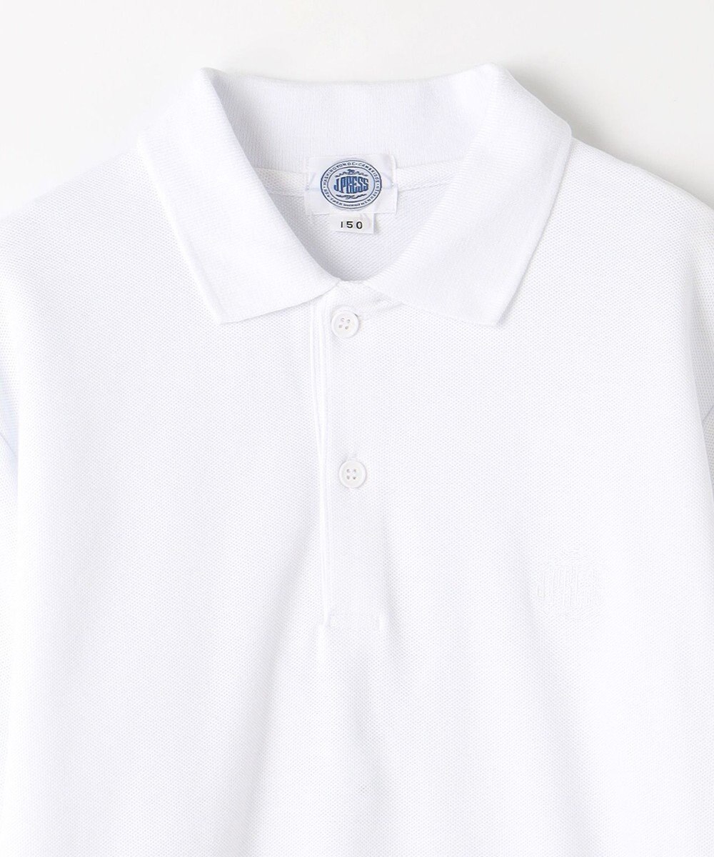 J.PRESS KIDS 【140-170cm】40/2鹿の子 長袖 ポロシャツ 