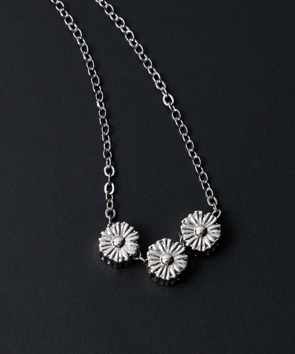 WEGO M立体モチーフ3連ネックレス 