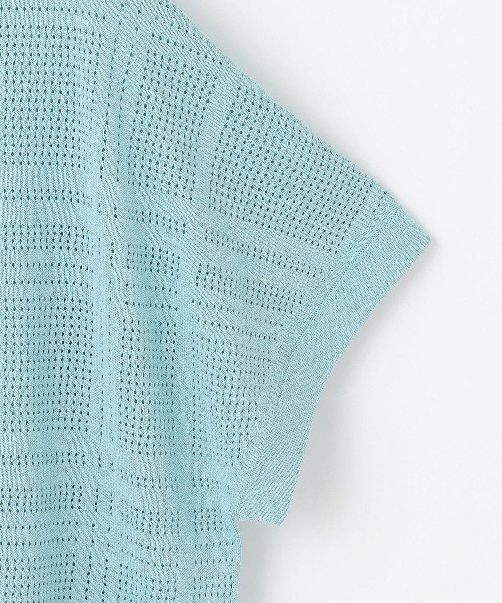 J.PRESS LADIES L 【洗える】メッシュ パターン ニット 