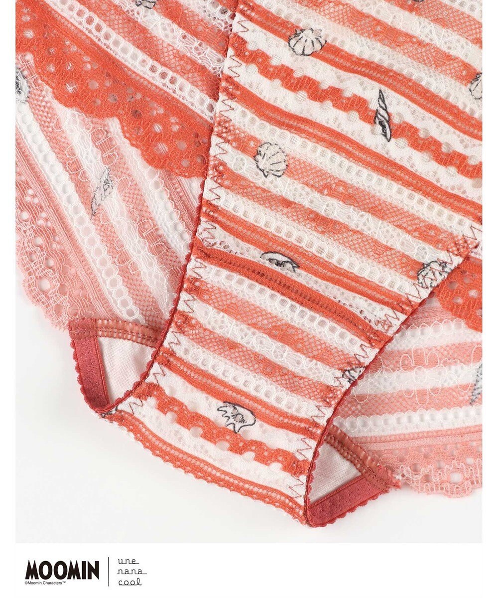 une nana cool 【ムーミン】MOOMIN × une nana ccol 364 総レースショーツ 