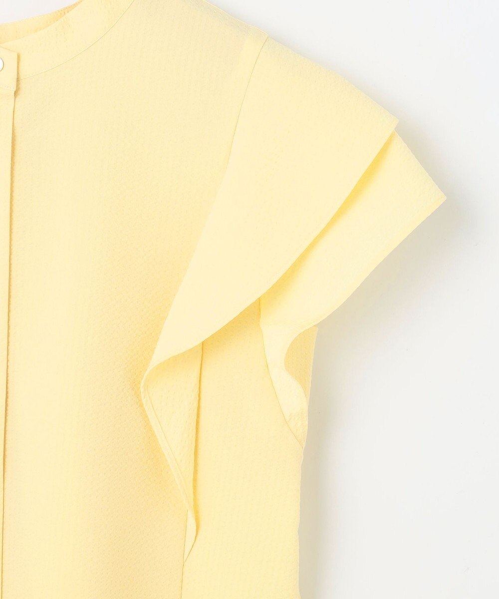 組曲 【前後着用可】ドライタッチダブルフレア ブラウス 