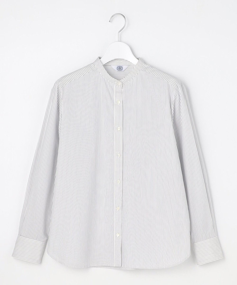 J.PRESS LADIES 【WEB限定カラーあり・2way】エステネージュ TYPEWRITER STRIPE シャツ 