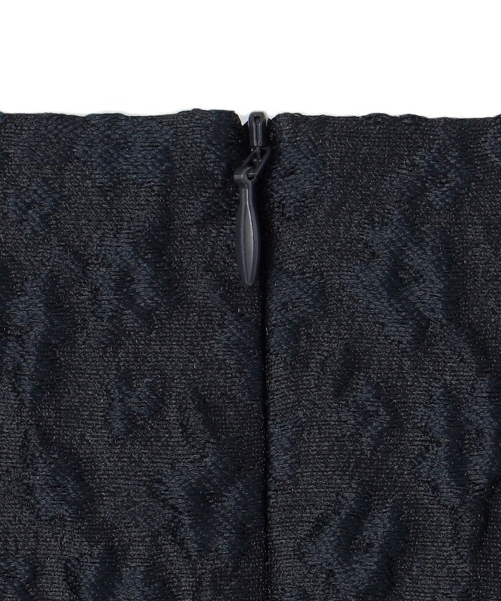 23区 S 【洗える】エクラジャカード ペプラム ブラウス 