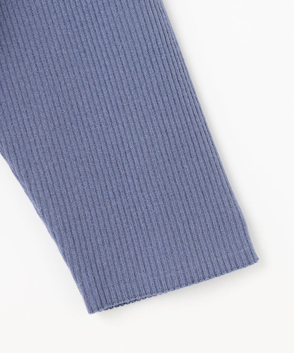 ANY SIS S シアーフリルペプラム ニット 