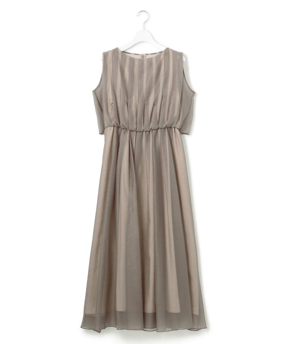 23区 【APPLAUDIR】グロッシーオーガンザ ドレス 