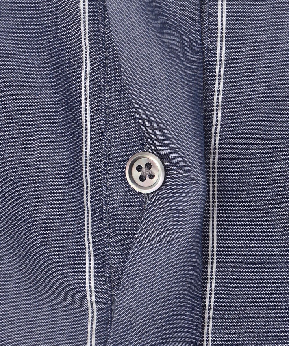 J.PRESS LADIES 【洗える】キュプラローン ストライプ ブラウス 