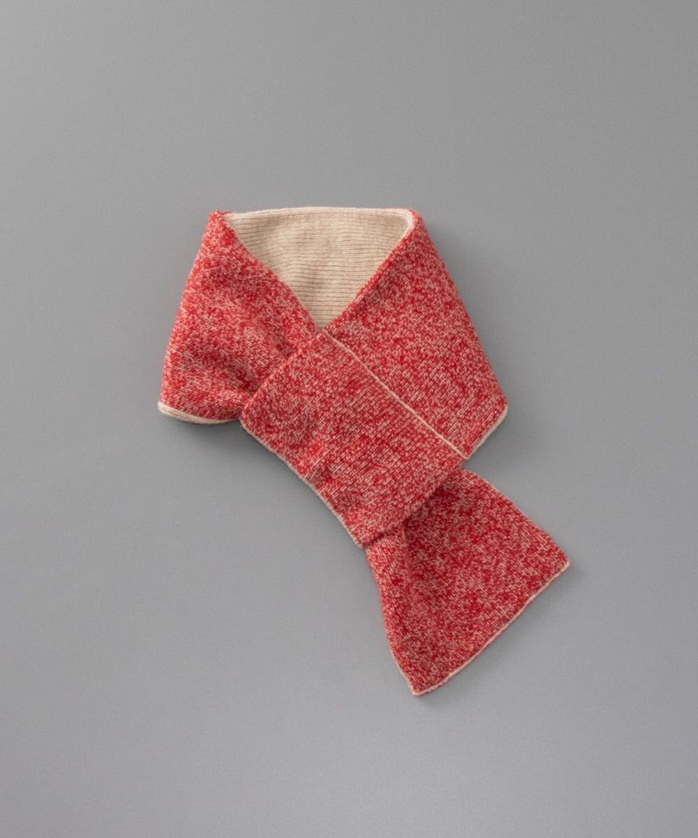 AURORA WEB限定 ウールニット リバーシブル マフラー 