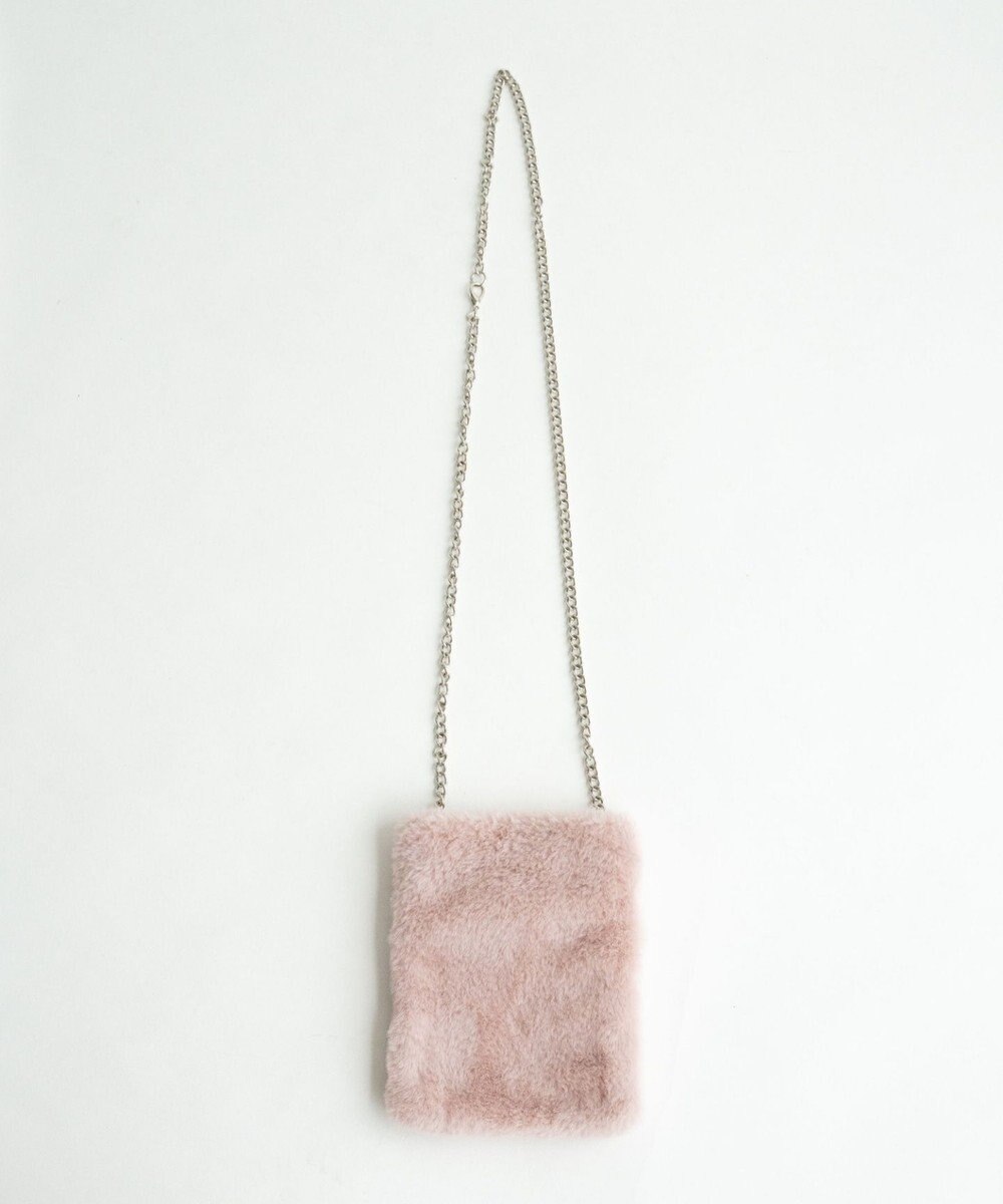 WEGO ファーチェーンミニショルダー 