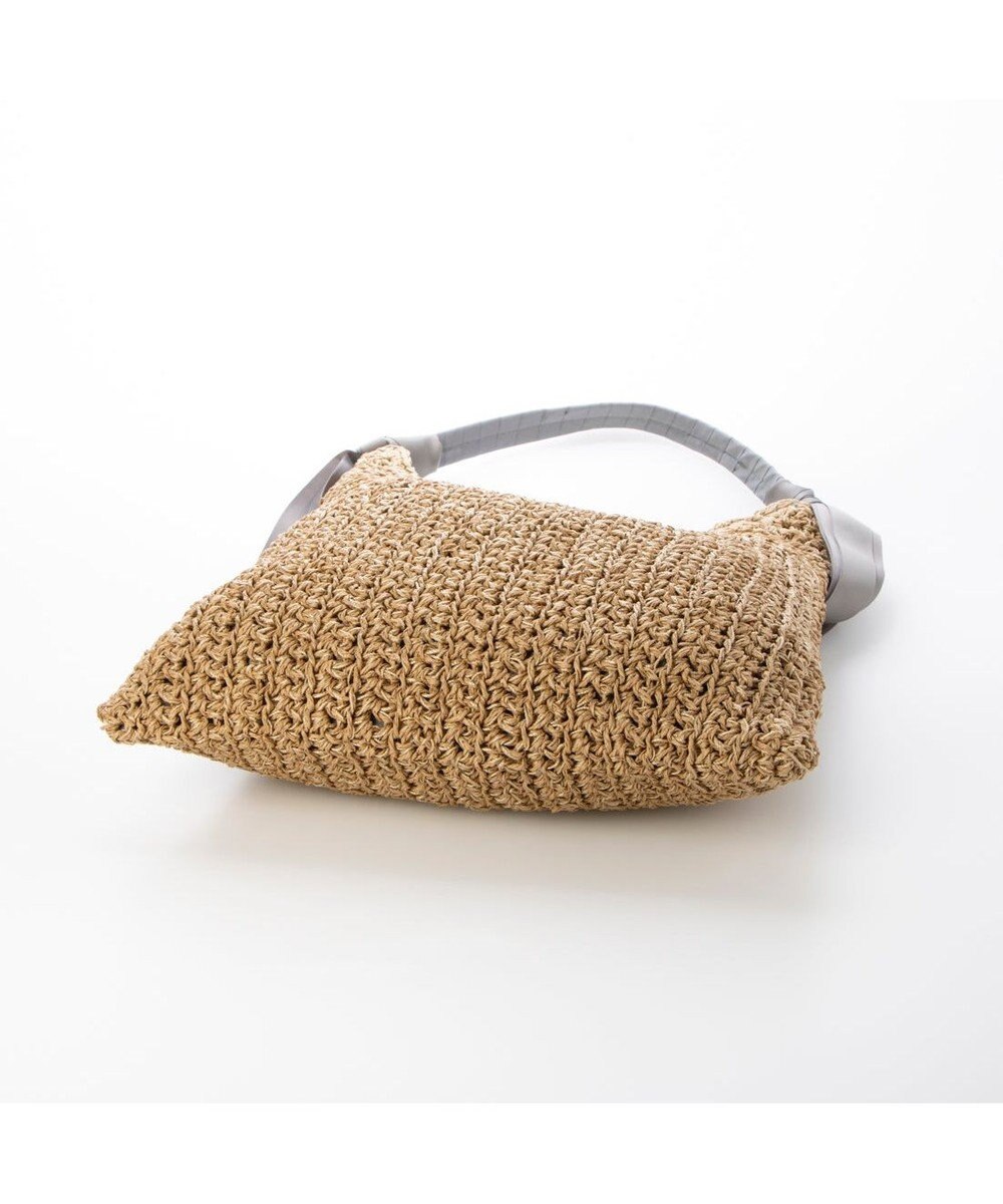 UNBILLION カシュカシュ cachecache / 下がりグログラン柄編みトートバッグ 