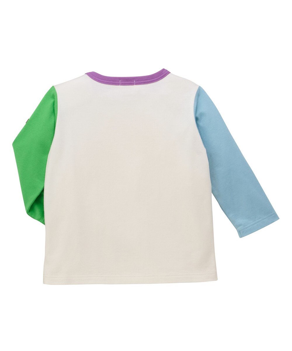 MIKI HOUSE HOT BISCUITS 【70-120cm】【Everyday Series】ワンポイント 長袖Tシャツ 