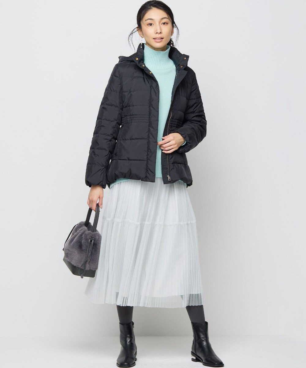 組曲 S ライトタフタショートダウンコート 