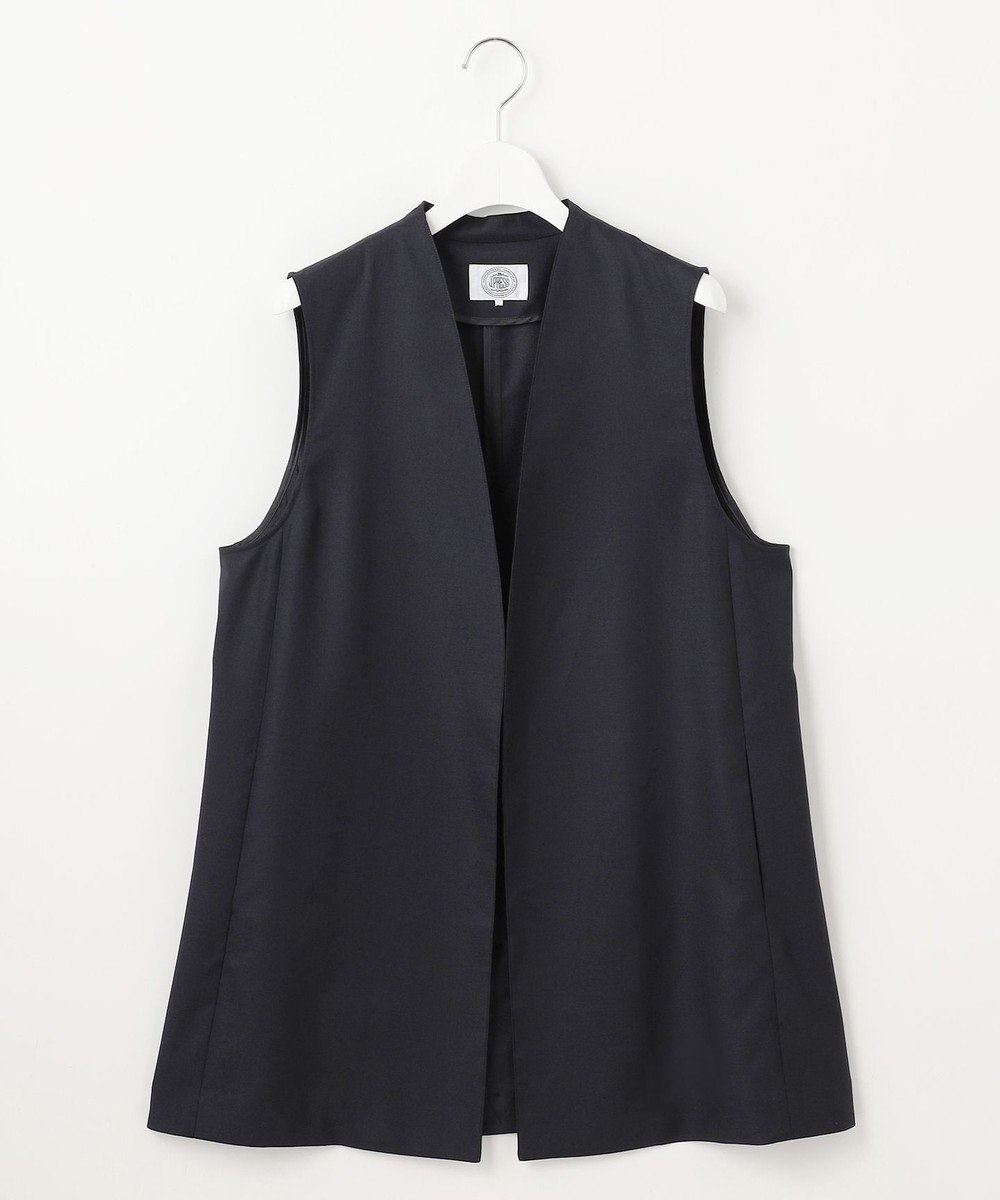 J.PRESS LADIES 【セットアップ対応・洗える・UV加工・吸水速乾】OXIJEWELストレッチ ジレ 