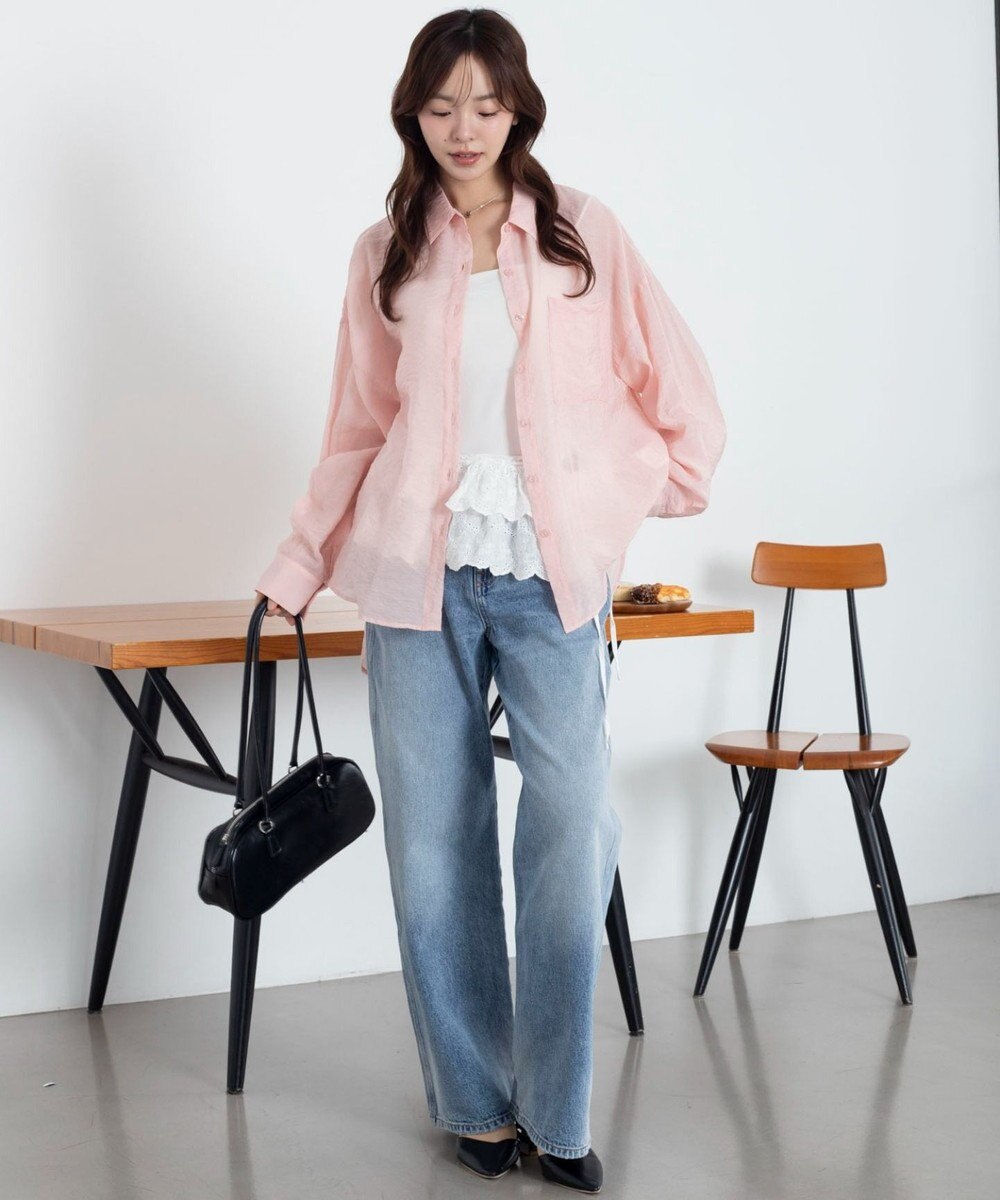 WEGO 【2026年春夏新作】シアーシャツ 