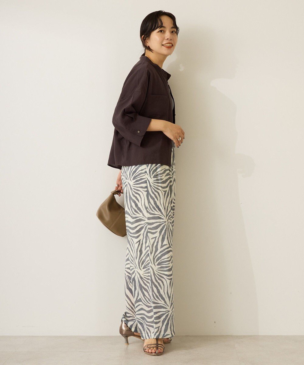 AMERICAN HOLIC 接触冷感Wポケット5分袖ショートシャツ 