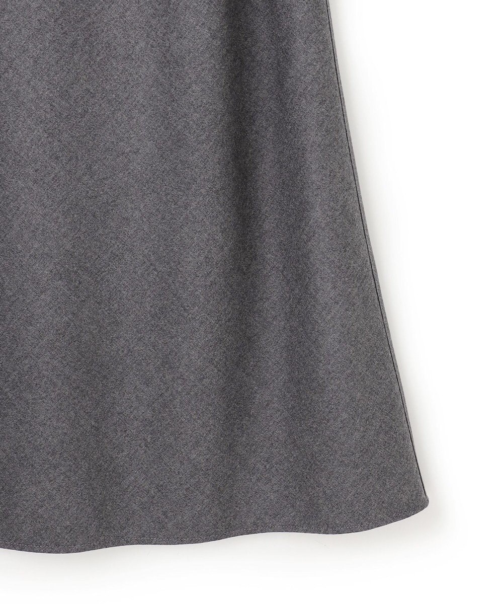 23区 【洗える】ハイカウントフラノ フレア スカート 