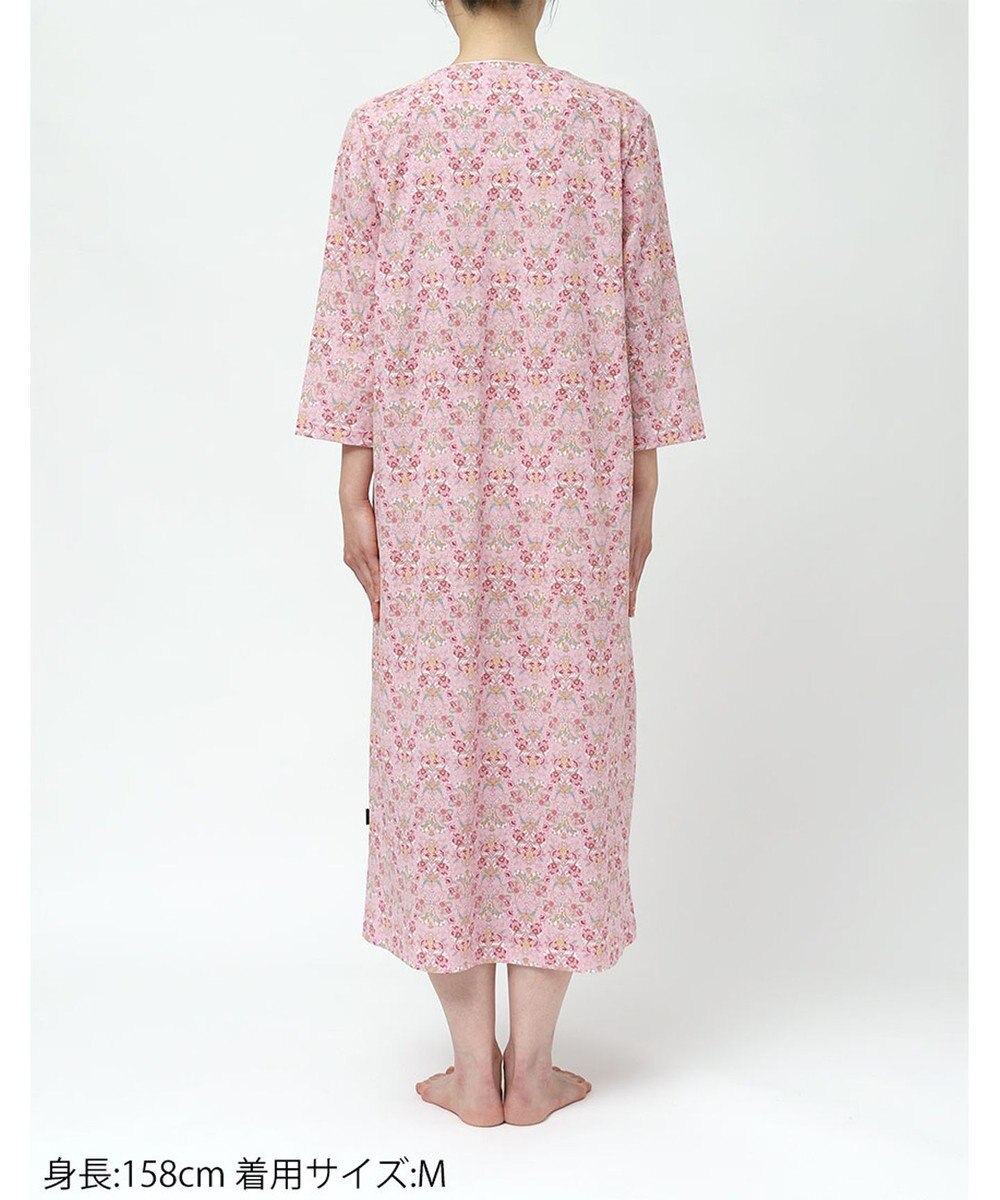 WACOAL ワンピース 綿100%(本体) 天竺素材 ミントン 7分袖 長袖 ロング丈 レディース NNT268 /ワコール 