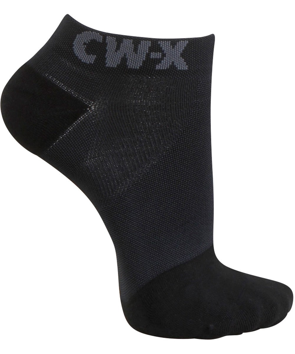 CW-X 【UNISEX】 CW-X ソックス 日常~軽スポーツ 足裏のアーチをサポート クッション性の高いパイル地を使用(つま先・かかと) 足首丈 抗菌防臭(つま先・かかと) ユニセックス HYR205 /ワコール ブラック