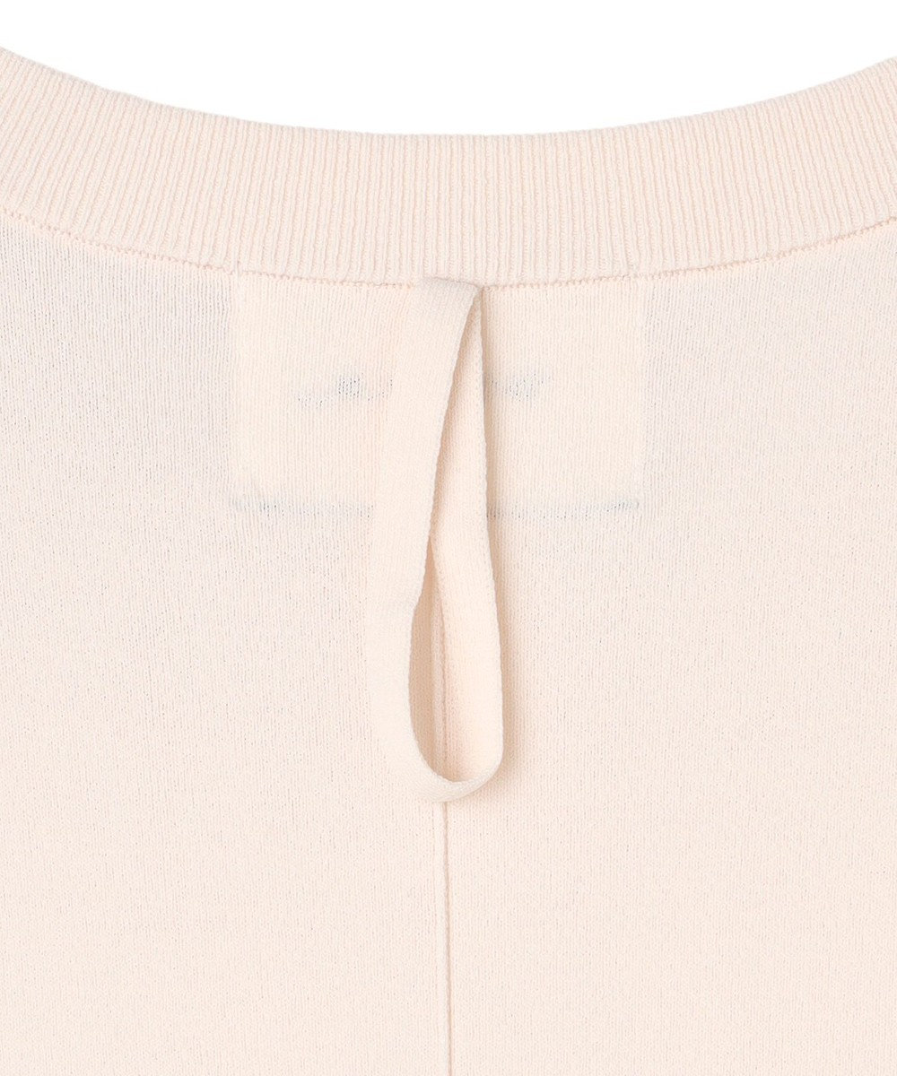 BEIGE， NADIA / ストレッチ メタルボタンニット 