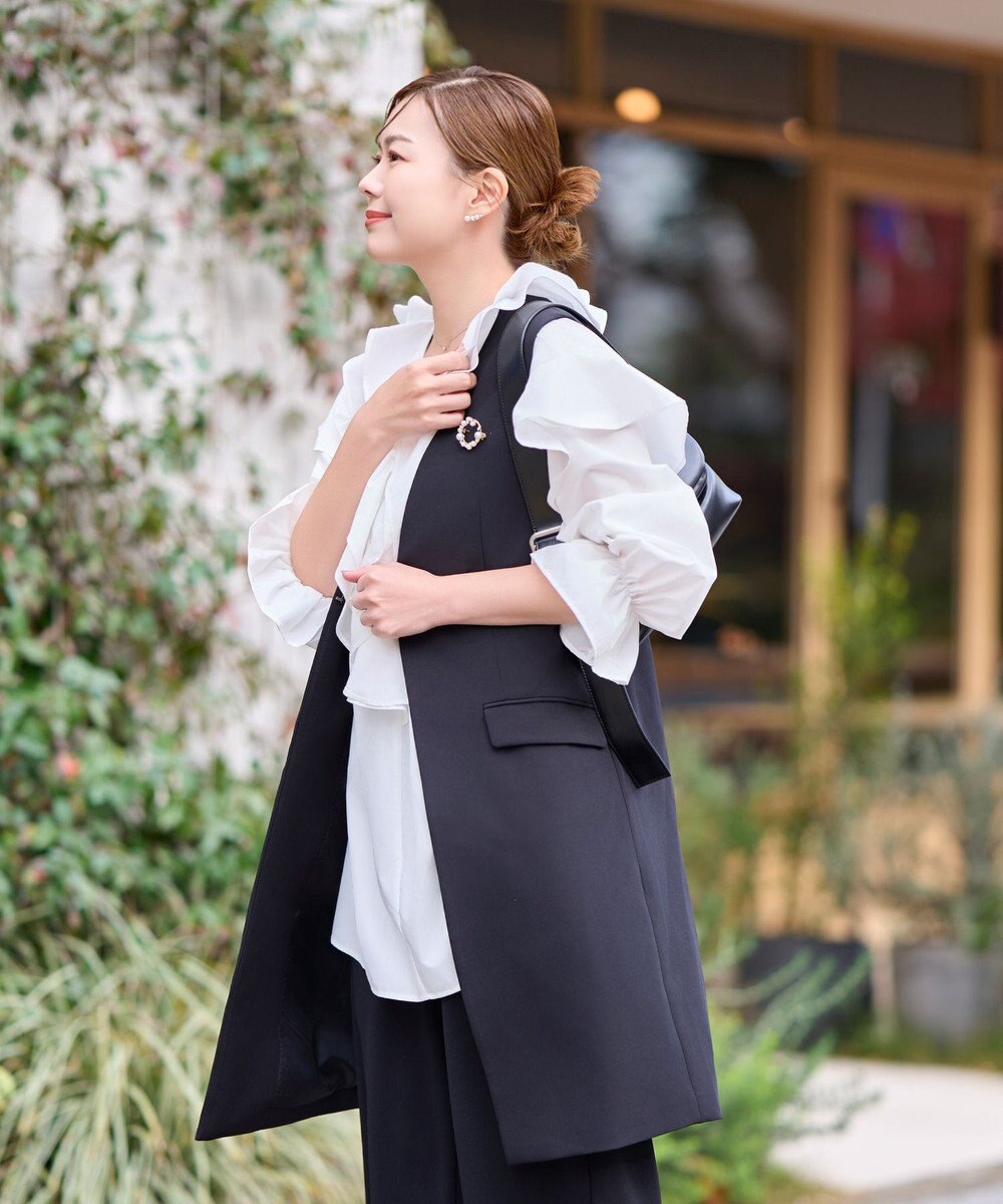 Phoebe <オンワード限定セット>Rio de laパールピアス×フォーマルパールビジューサークルブローチ 