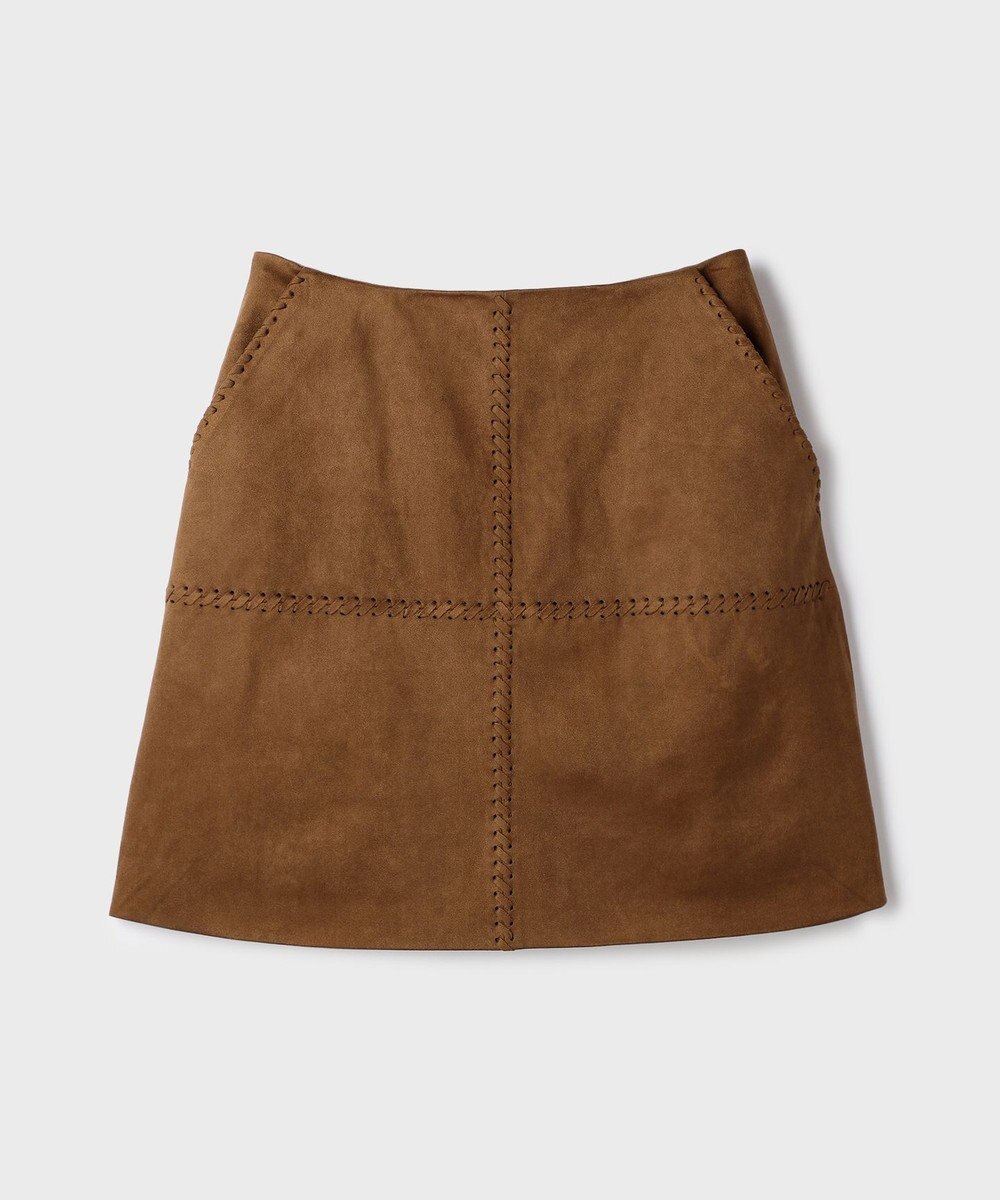 GRACE CONTINENTAL パッチワークミニスカート 